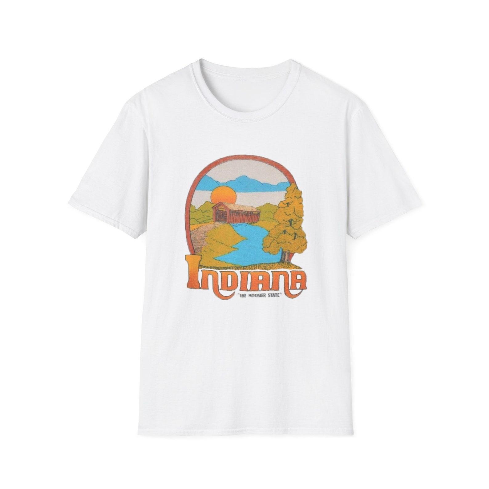 Vintage Indiana Retro Tourist T-Shirt XL