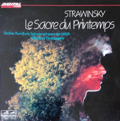 LP Record IGOR STRAVINSKY GRAND SYMPHONY ORC  Le Sacre Du Printemps 204008425 MELODIAEURODI Germany Classical Used