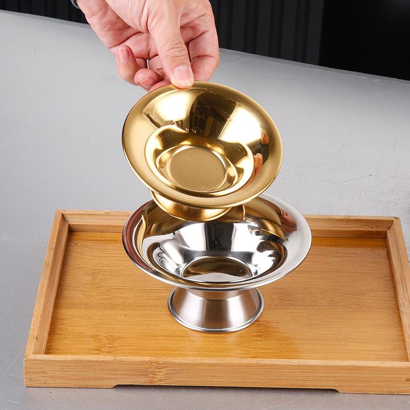 Stainless Steel Goblet Durable Shatterproof Multipurpose Cup for Ice Cream Fruit Dessert Cafe Bar Restaurant Hotel Use