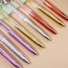 4 Piece Creative Metal Multicolor Crown Crystal Office Rotate Pens School Stationery Office Supplies Ballpoint Pen