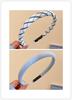 1/2pcs 1.5CM Women Girls Sweet Plaid Hairbands Sponge Padded British Hair Hoop Accessories Lattice Head Wears