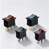 KCD1-102 Rocker Toggle Switch 3-Pin, 2-Position with Red/Green Light, 15x21MM
