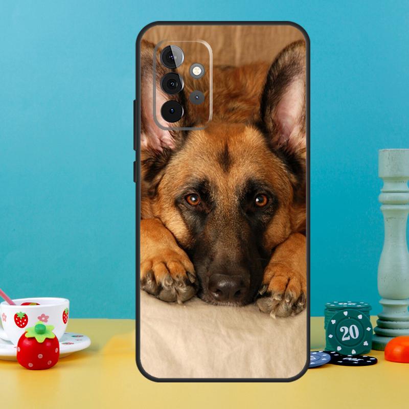 German Shepherd Dog Case For Samsung Galaxy A15 A16 A05 A26 A36 A56 A52 A53 A33 A13 A34 A54 A14 A35 A55 A22 A32