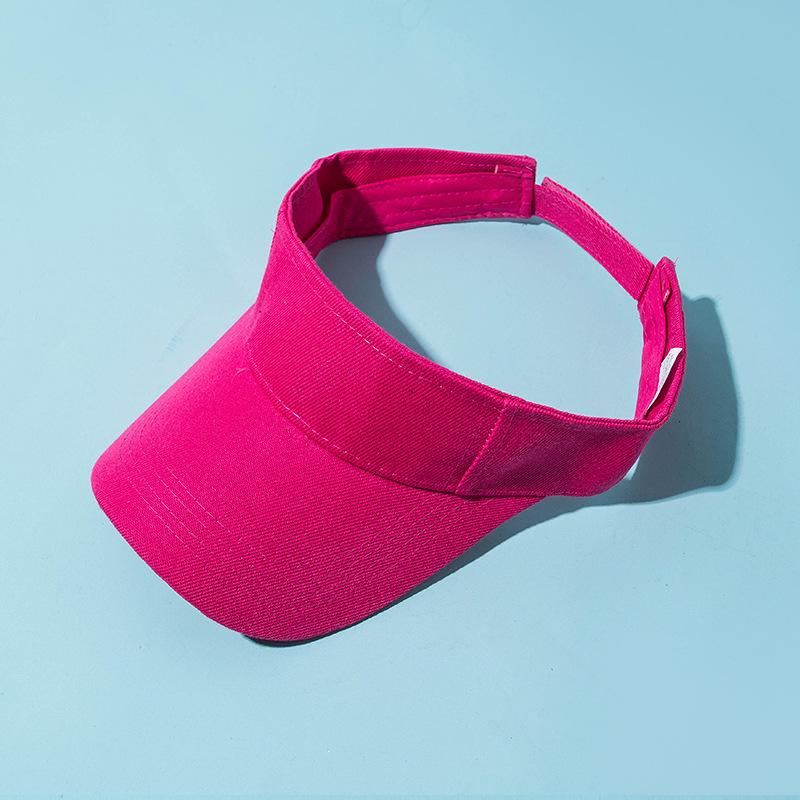 Baseball Cap Summer Hats For Girls Boys Children Casual Empty Top Sun Visor Tennis Cap Solid Sunscreen Outdoor Group Activity
