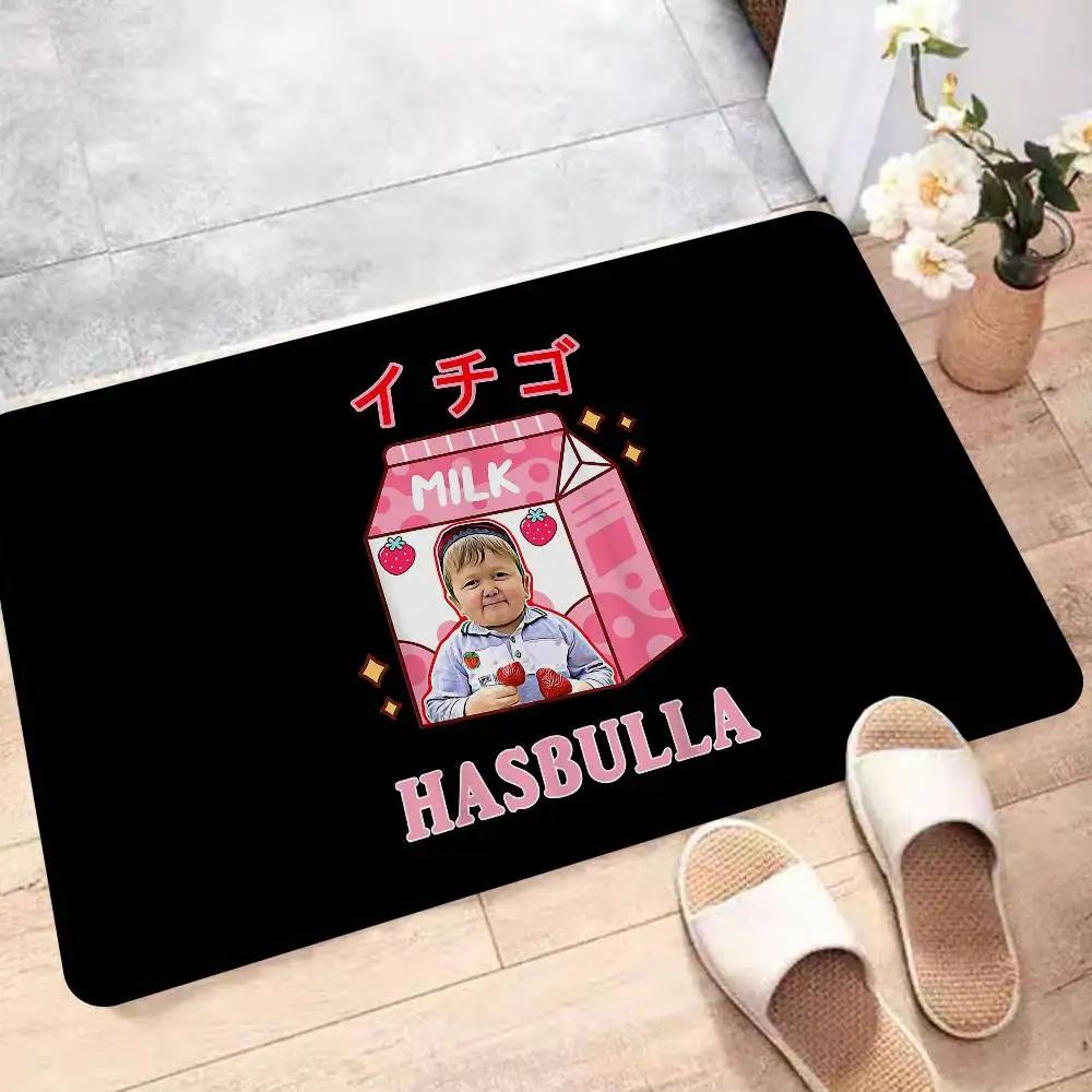 Funny Hasbulla Floor Mat Retro Multiple Choice Living Room Kitchen Rug Non-Slip Modern Home Decor