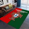 Portugal Fußballteppich für Wohnzimmer Schlafzimmer Zuhause Sofadekoration, Kinderspiel Rutschfeste Bodenmatte