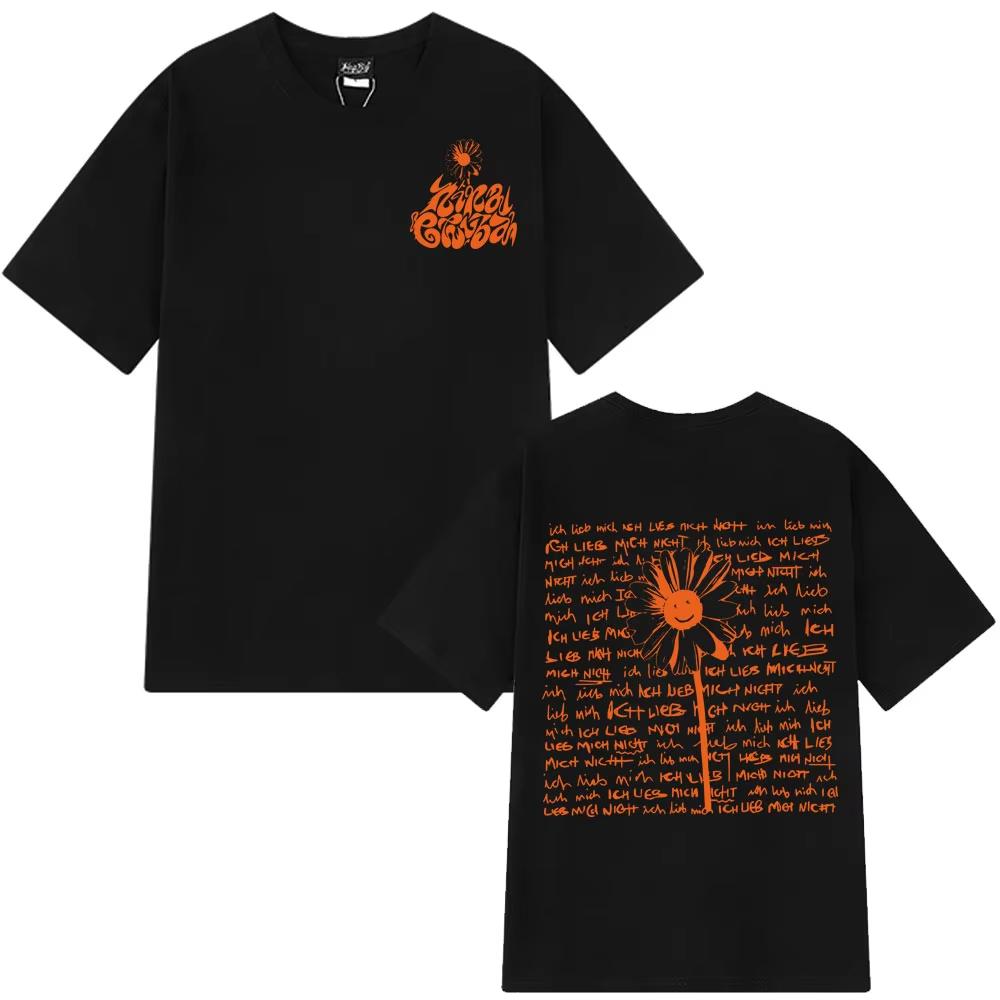Rapperin Nina Chuba Flowers Mode Grafiken 2025 T-Shirts Herren Damen Freizeit Baumwolle Oversized Ästhetik T-Shirts Harajuku T-Shirts 4XL