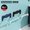 Foldable Wall-Mounted Bathroom Organizer: Punch-Free Storage Shelf & Basin Rack