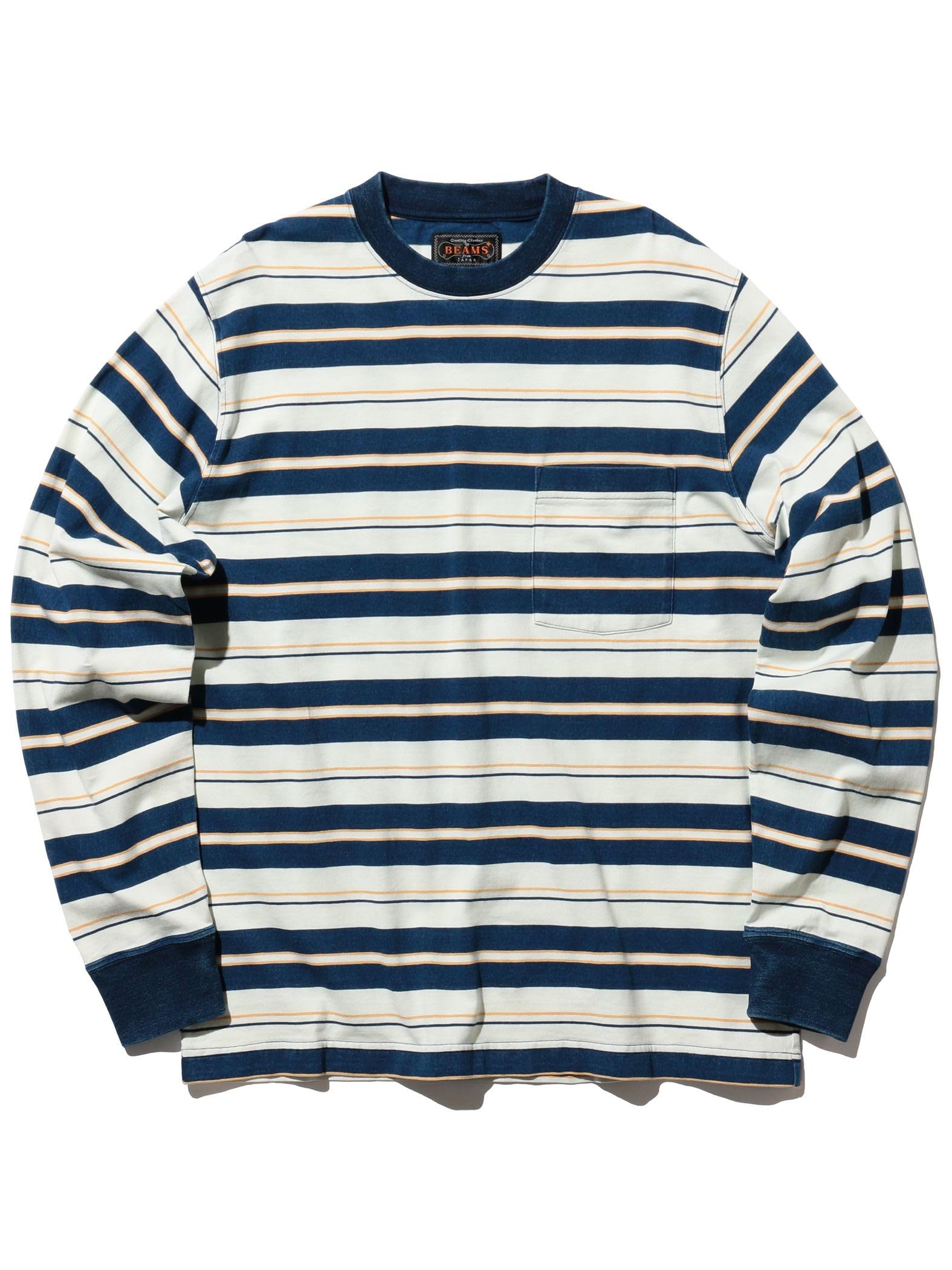 

Beams Plus L/S TEE B+INDG St 25S Men s NAVY L 38140075156