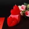 Heart-shaped Love Candles 3D Handmade Aromatherapy Candle Ornament Valentine's Day Gift Wedding Souvenirs Home Decoration