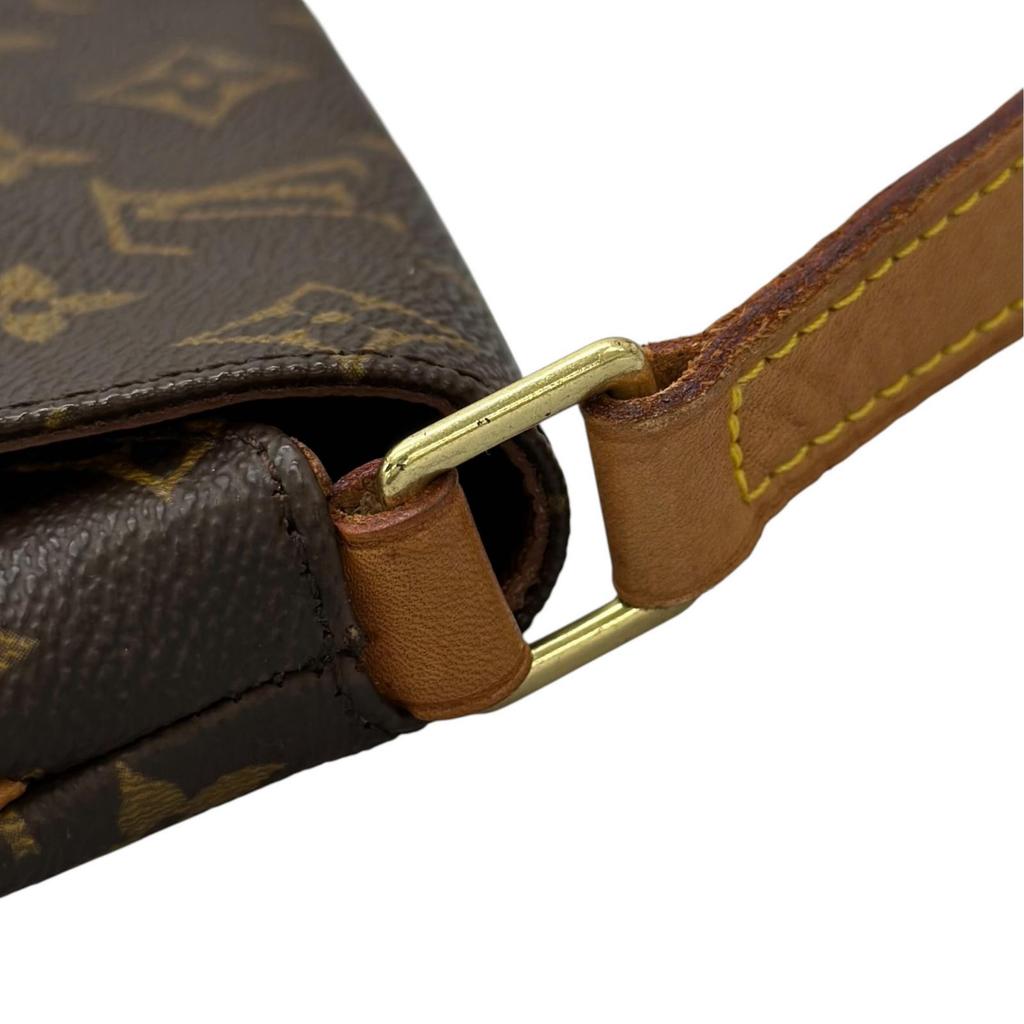 LOUIS VUITTON Mudget Salsa M51258 Shoulder Bag Brown Women used