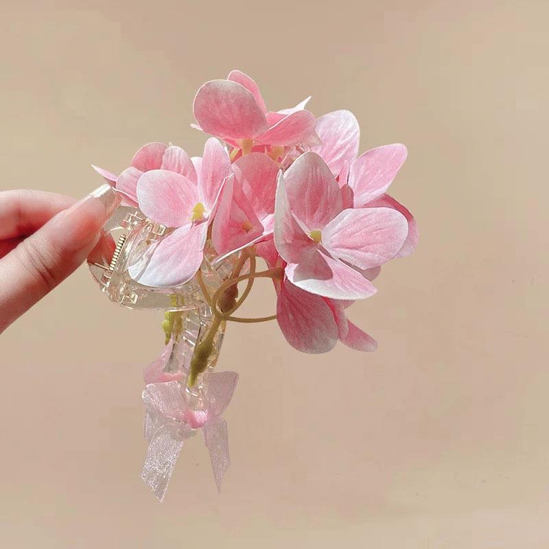 Korean Style Polka Dot Bow Shark Hair Clip - Elegant & Versatile