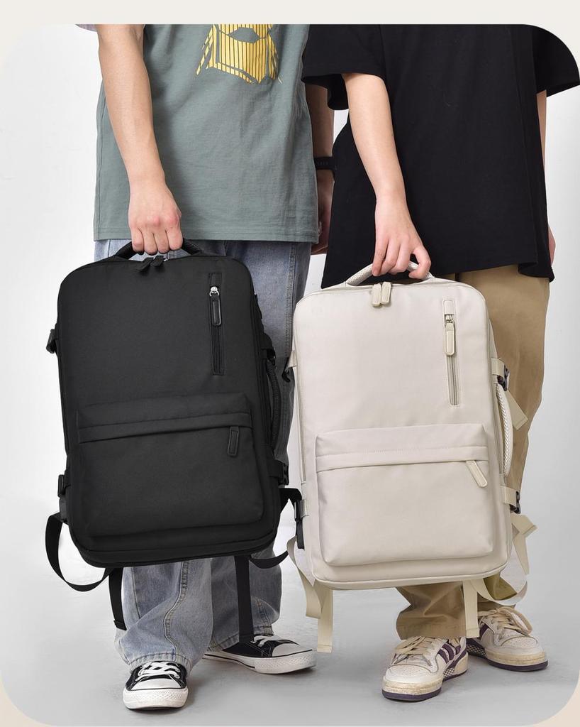 Macaron Color Backpack: Large Capacity, Lightweight, Versatile for Students and Travelers