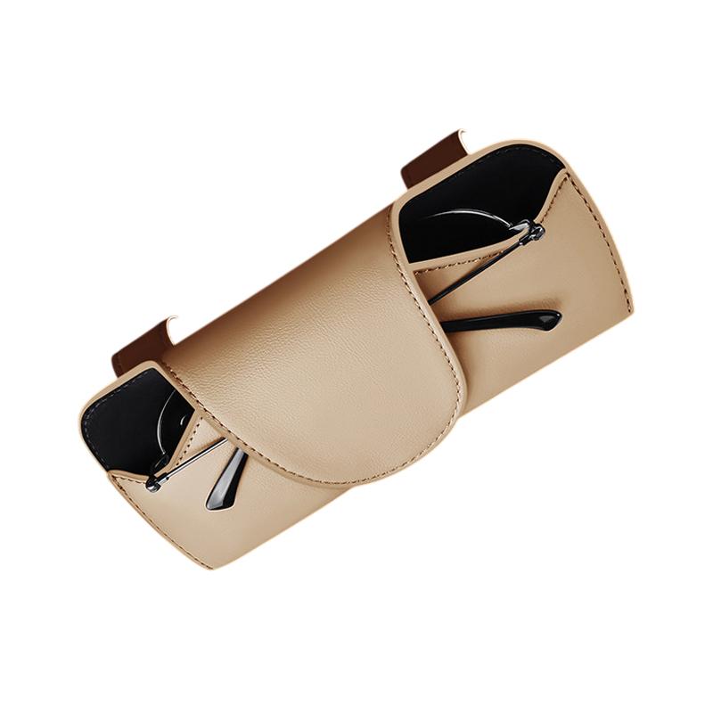 Car Magnetic Glasses CaseCar Sun Visor Organizer Glasses Case Car Storage Sunglasses Frame Sunglasses Storage Car Glasses Clip