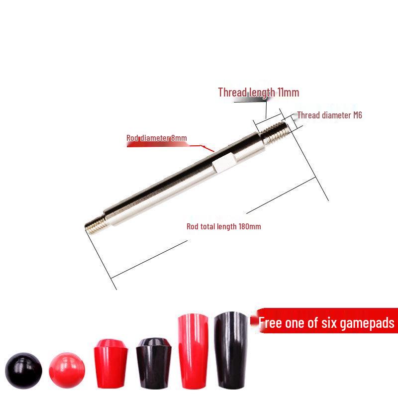Double-Ended Threaded Stainless Steel Drill Handle Lever