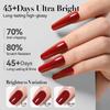 The BORN PRETTY Gel Nail Polish Set includes a base top and This set is and compatible with coat, coat, adhesive. 3-piece wipe-free, long-lasting,