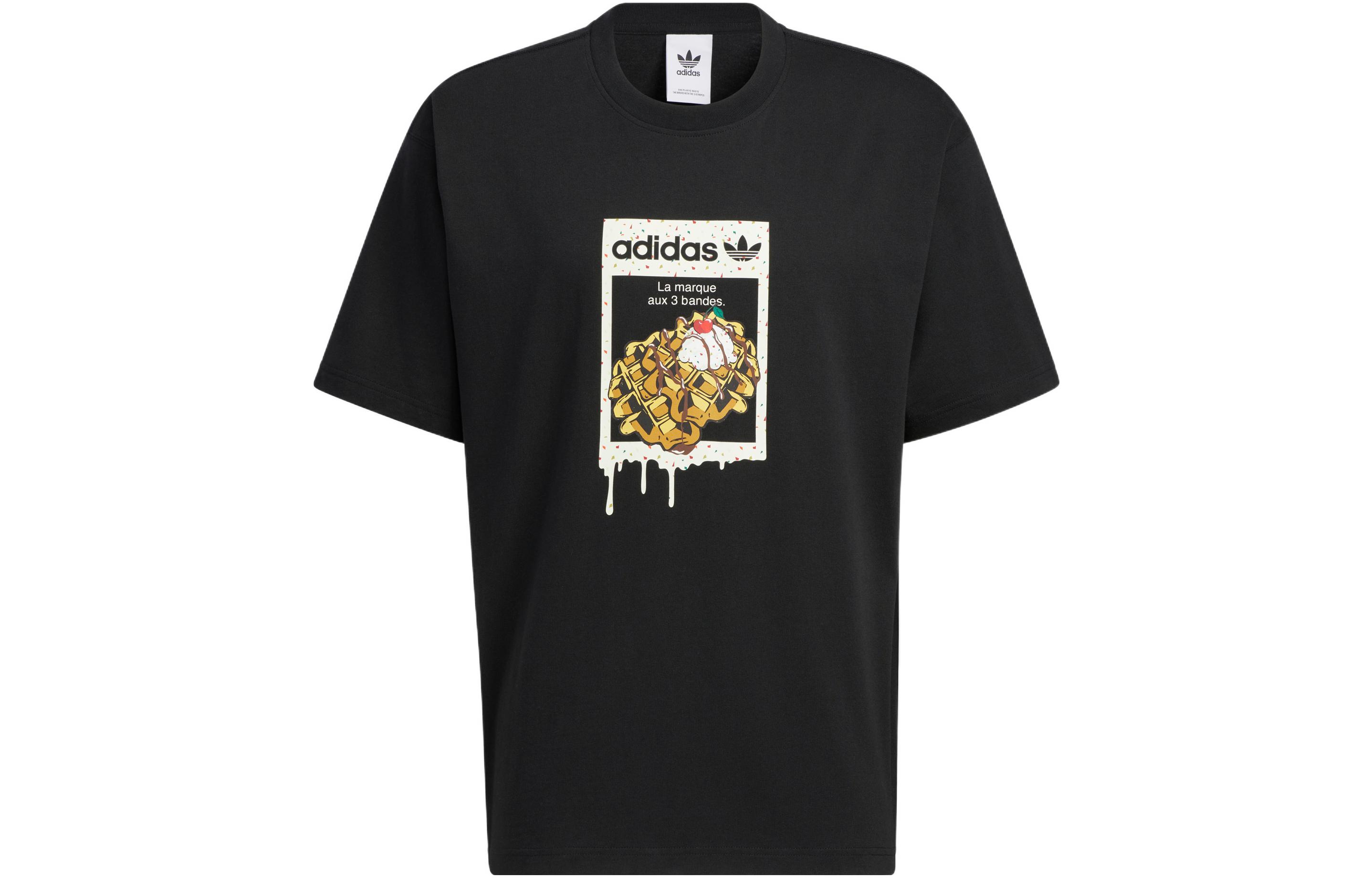 Adidas Originals VALENTINE S DAY T Shirt Unisex Black HZ5350 XXS