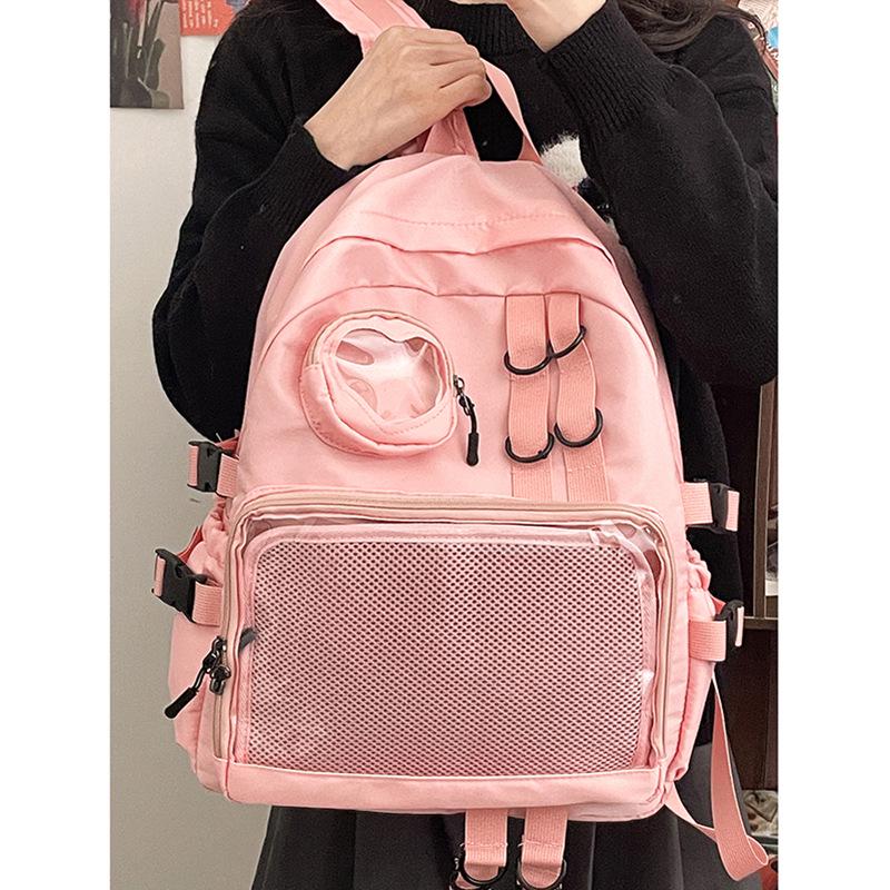 Women's Japanese Ita Backpack: Versatile Mori Style for Students, Large Capacity, Durable Design