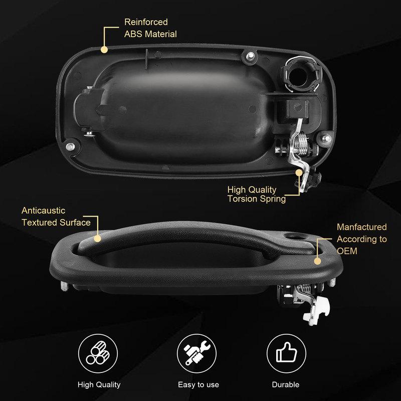 Car Outside Exterior Door Handle 15034985 15034986 Classic Car Door Handle for Chevrolet Avalanche 1500/Silverado 2500