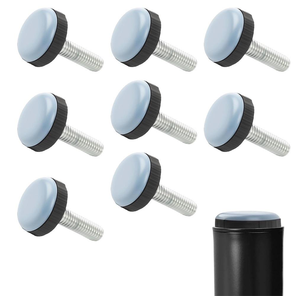

8 Pcs For Furniture Gliders With Thread Sliding Feet With M6 Thread Floor Protectors Furniture Leg Sliders Pads For Chairs Table чорний
