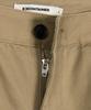 EXCONTAINER Classic One-Pleat Cotton Chino Pants (Beige)