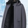 Winter Men Coats Fleece Waterproof Warm Oversize Thicken Hooded Jackets Windbreaker