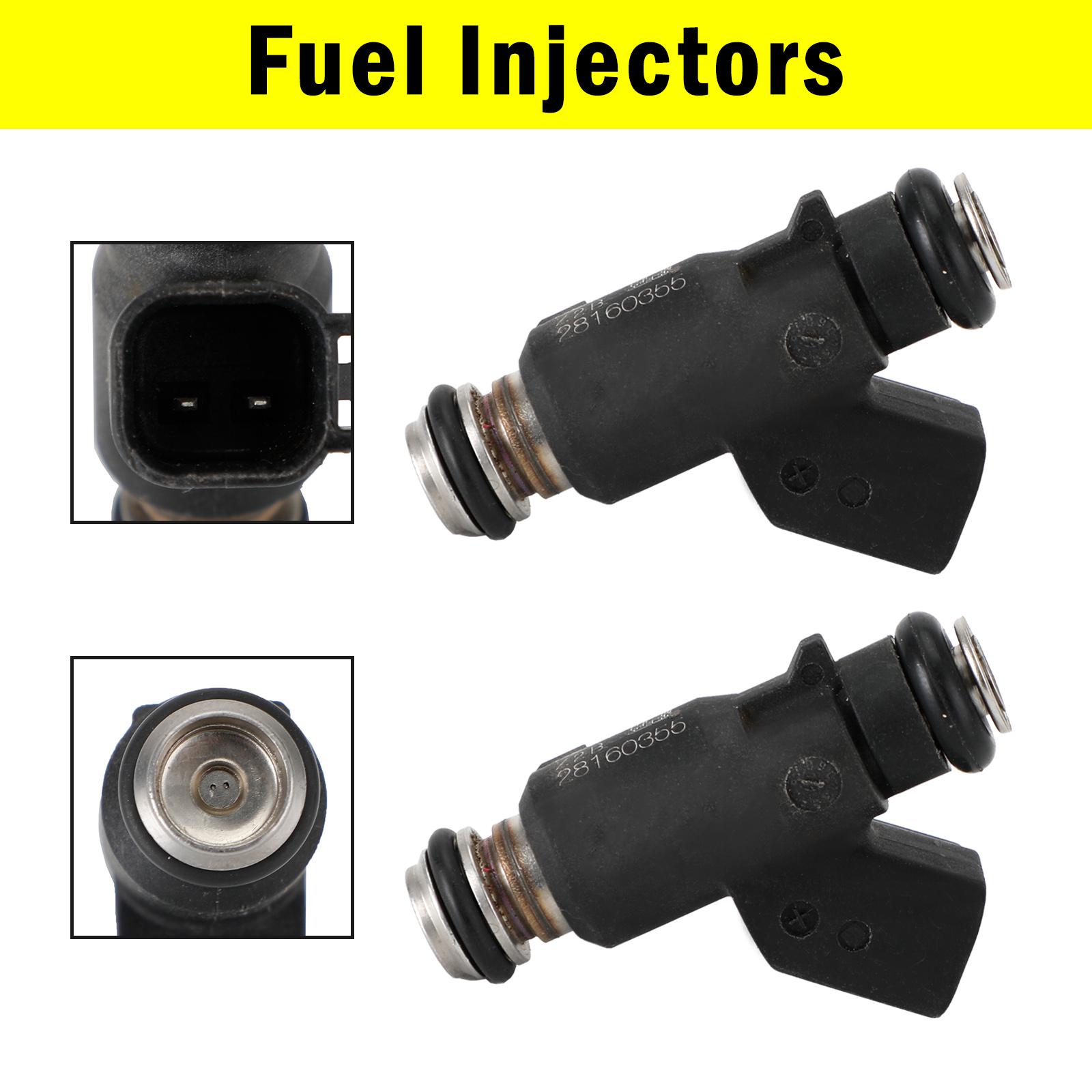 

2PCS Fuel Injector 2 Hole Fits for HiSun EFI UTV550 MSU500 HS500 Cowboy TSC 28160355
