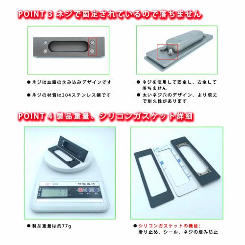 Smilange Zinc Alloy Shutter Handles for Cascade Garages, Set of 2, Black