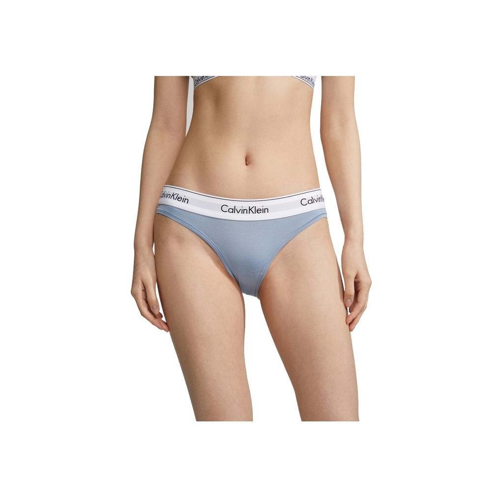 Calvin Klein Modern Gravity Belt Jacquard Cotton Sexy Bikini Underwear Women underwear Iceland-Blue F3787AD8I3