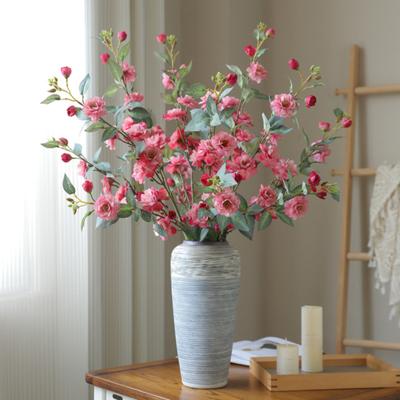 Tiges de Fleurs Artificielles Faux Soie Faux Fleurs avec Longues Tiges Faux Fleur