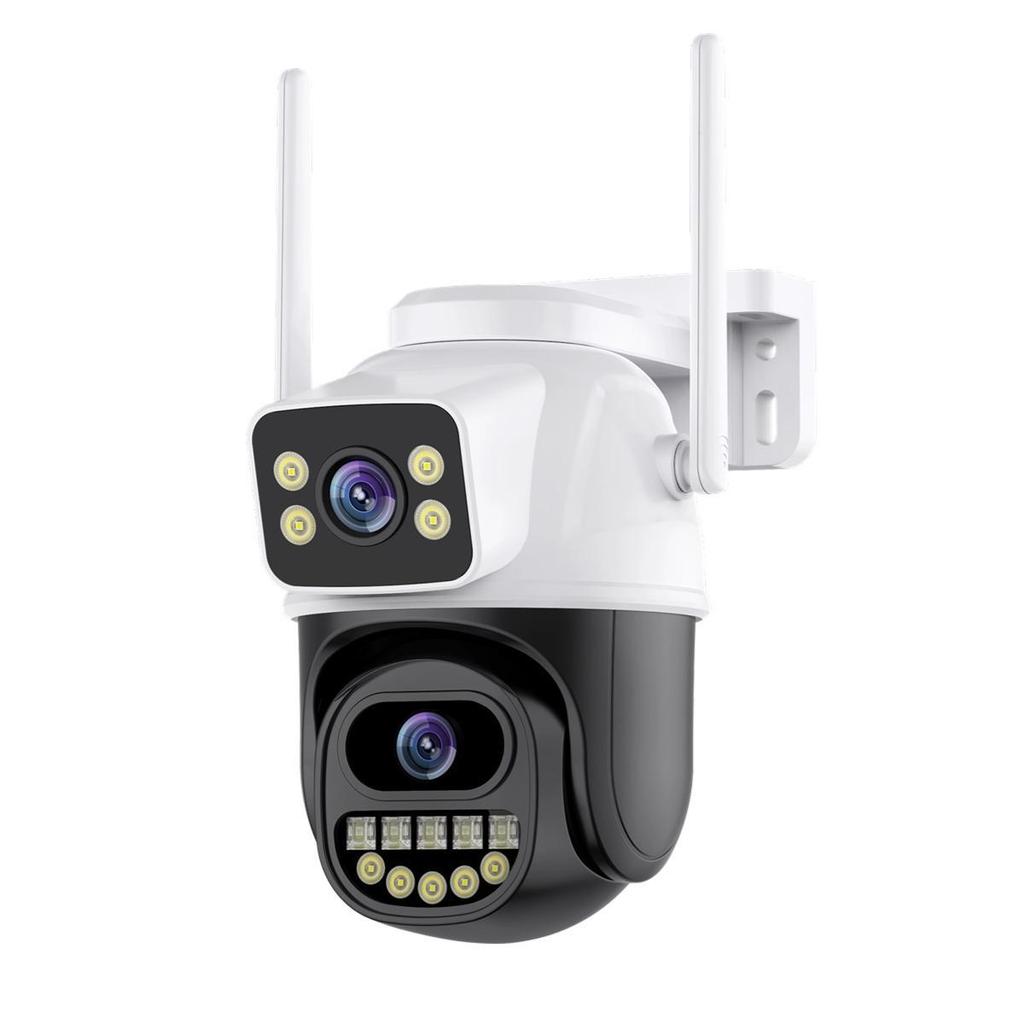 ICSEE Dual-Screen Wireless Home Surveillance Camera: 8MP, 9MP, 5x Zoom, HD, WiFi, Dual-Lens