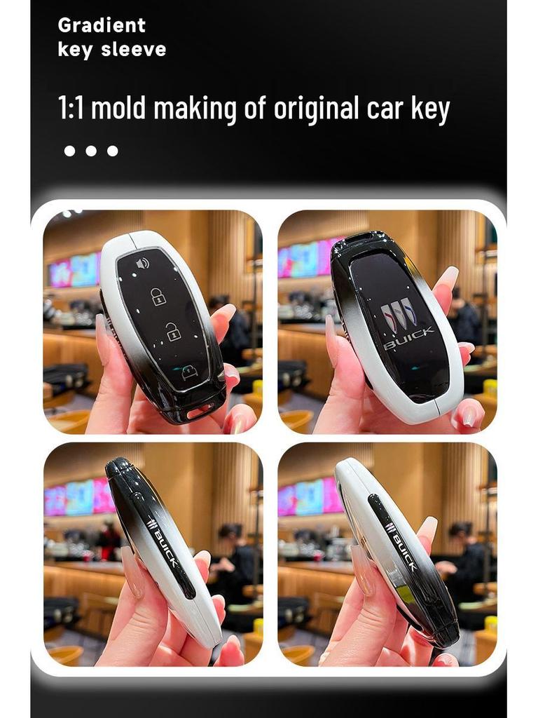 Compatible Key Case for 2026 Buick Vision L7 Model - Remote Control Shell with Buckle