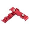 X AUTOHAUX Engine Spark Plug Wire Separator Loom Divider Organizer Clamp Aluminum Alloy 28mm 2 Sets Red