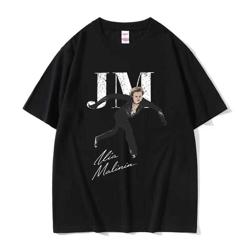 

Ilia Malinin Ice Skating Fans Gift T Shirt Unisex Vintage High Quality pure Cotton Tshirts Unisex Clothing streetwear Tshirt 2XL