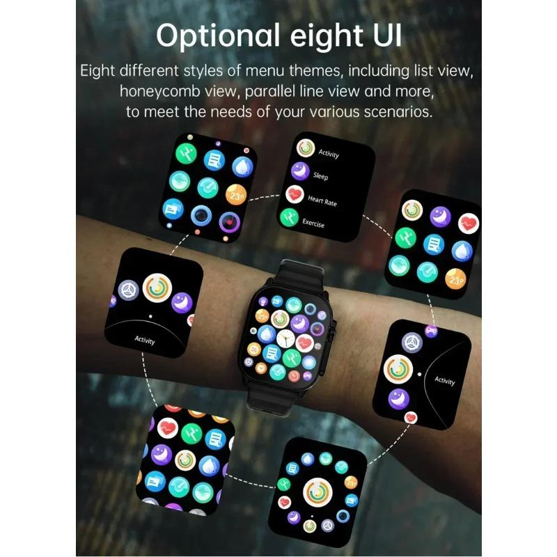 Neue Watch 10 Ultra Smartwatch 49mm 2024 Neu NFC Herren Damen GPS Track Bluetooth Anruf BT Musik Spiele Kabelloses Laden Smartwatch