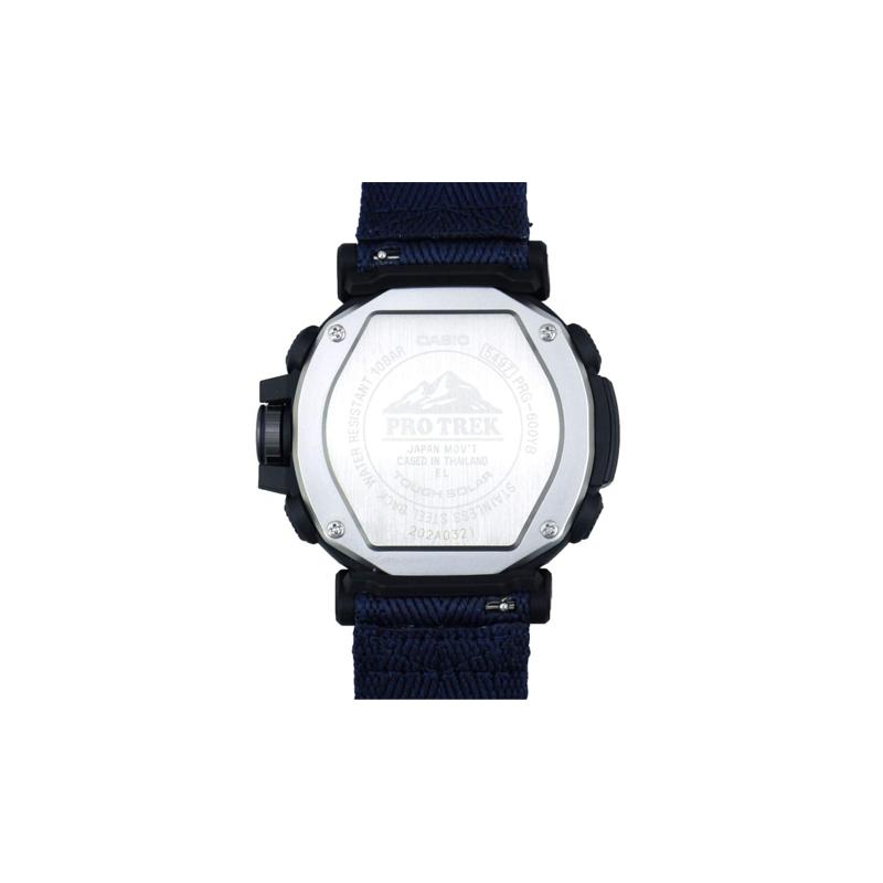 Casio PRO TREK Serie-PRG Serie Outdoor Bergsteigen Quarzwerk Stoffarmband Japanische und Koreanische Uhr Herrenuhr Blaues Zifferblatt PRG-600YB-2