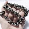 Biker-Decor Skull Wallet Chain with Hook Snap Closure Punk Skull Trouser Chain Hip-hop Cool Style Pant Chain Ornament