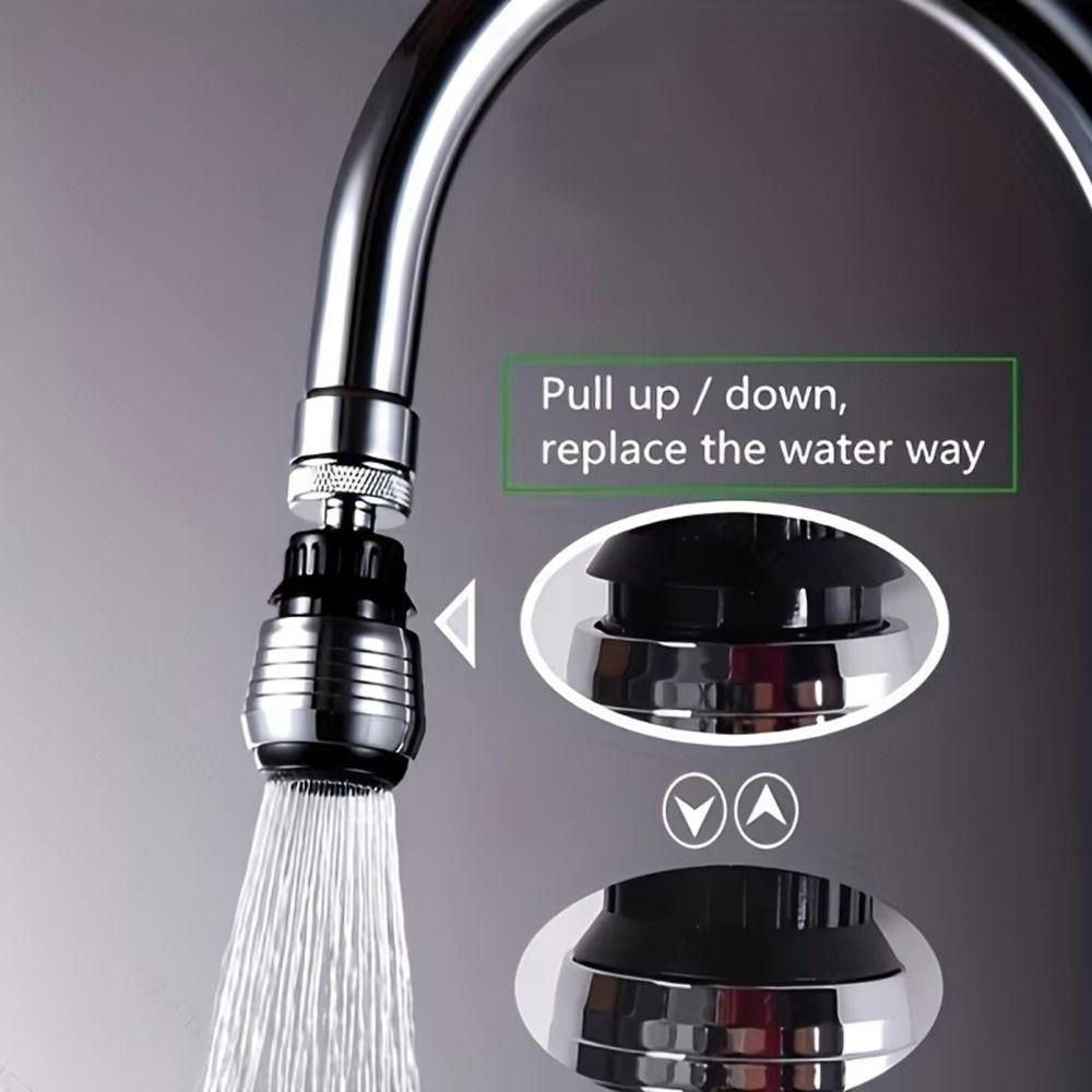 360° Rotating Pressurized Faucet Head Water Saver Faucet Extender Taps Applications