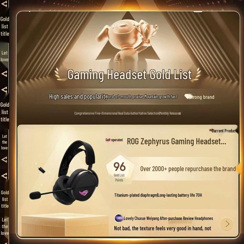 ROG Pofeng Tri-Mode Wireless Gaming Headset