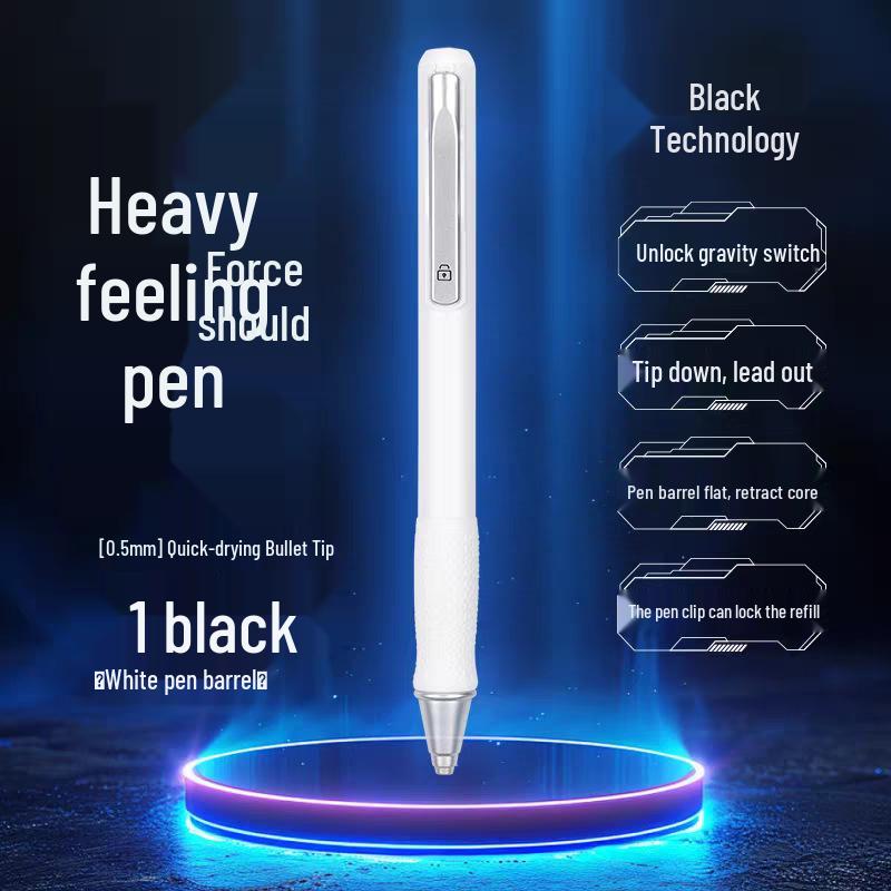 

Universal Gravity Induction Quick-Dry Pen 0.5 - Student-Friendly, Drop-Resistant 0.5mm