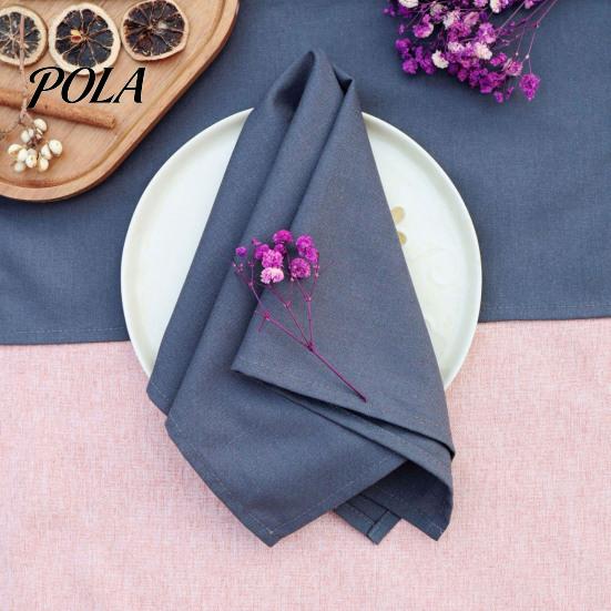 Exquisite Cloth Napkins Rustic Napkin, 16 Inch Solid Color Linen Machine Napkin Washable Farmhouse Style for Wedding Bridal Shower Dining Table