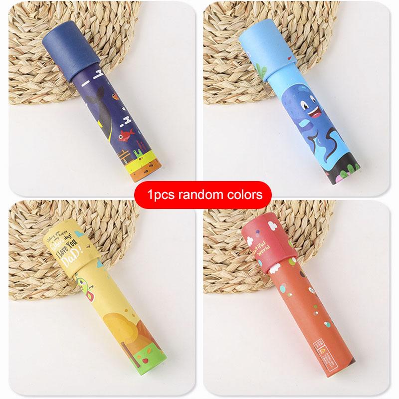 

1 шт. Вращающийся калейдоскоп Мультяшный бумажный Волшебный Изменчивый Не регулируемый Цветной мир Игрушка для детей Классические развивающие игрушки