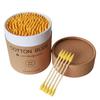 200 Round and Pointed Double-headed Cotton Swab Sticks In A Colored Paper Box Disposable Makeup Remover