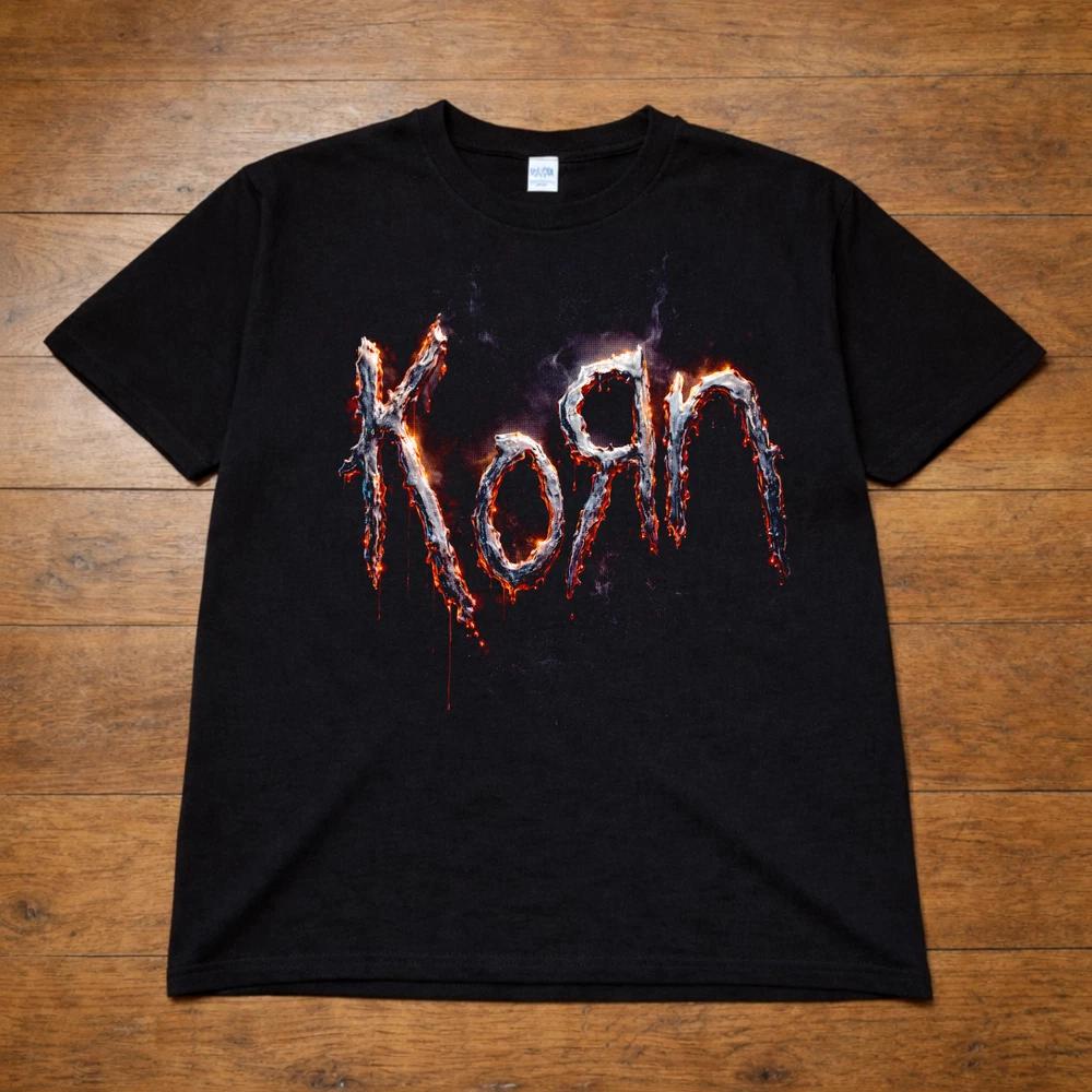 Korn Band T Shirt 90s Nu Metal Graphic Rock Tee Adults Kids 2XL