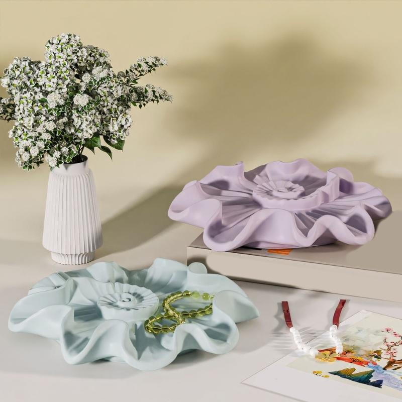 Creative Silicone Mold Jewelry Tray Moulds Helical Shape Silicone Texture Handmade Molds Perfect for Home Decorating