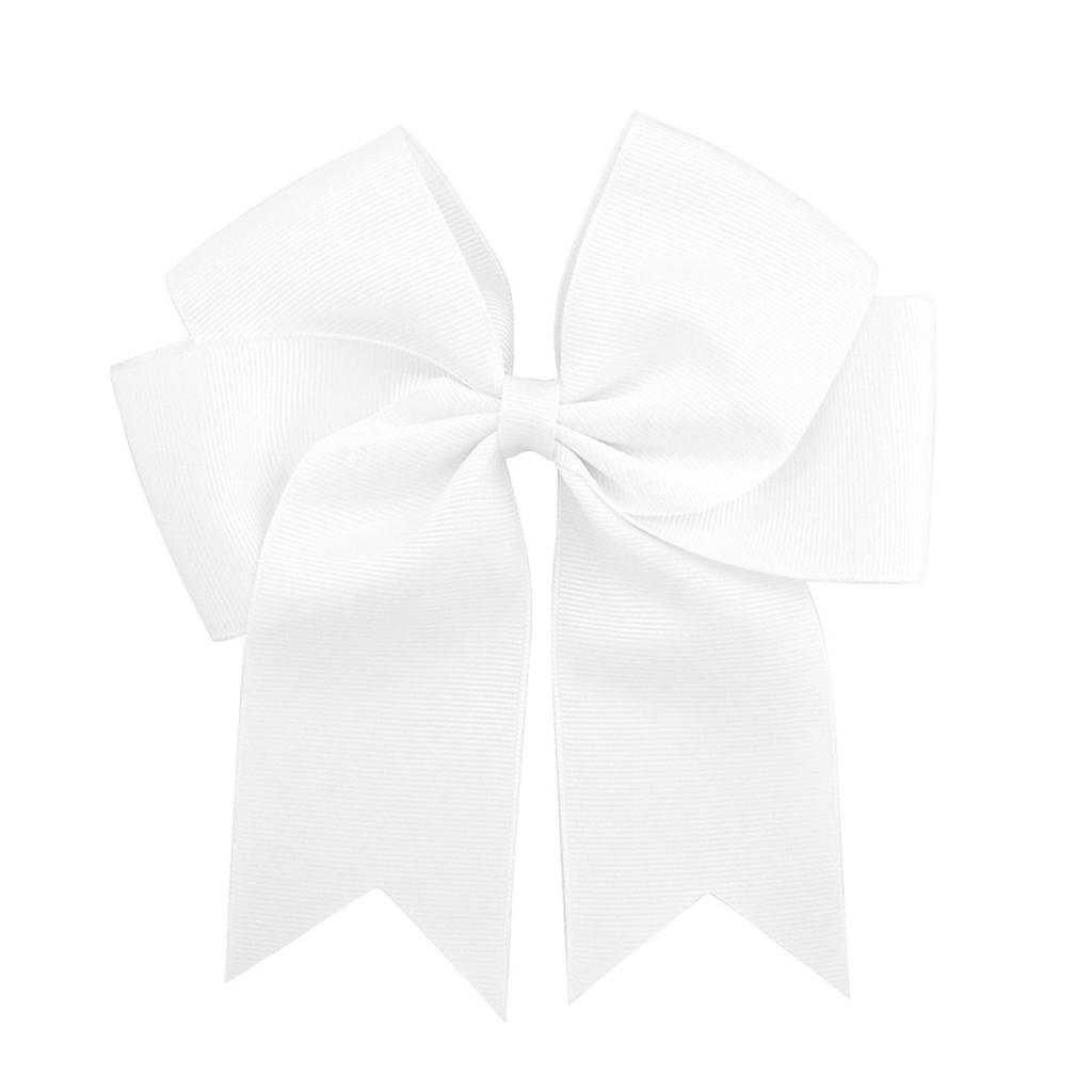 6 Inches Colorful Elegant Hair Bows with Clip Kids Girls Big Ribbon Hair Clip Hairgrips Baby Headwear Ponytail Hair Accessories