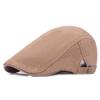 Cotton Beret, Men's Solid Color Cap, Simple Forward Hat, Green Hat, Women's Hat