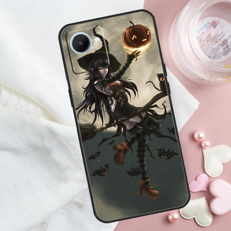 

Halloween Wicked Witch For Realme 13 12 10 11 14 Pro Plus GT 6T 6 5 GT7 Pro C55 C51 C21Y C25S C75 C61 C53 C67 Case Realme 11 Pro