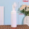 100/120/150/200ml Empty Froth Foaming Pump Bottle With Silicone Brush Head Press Type Face Cleaning Foam Bottles