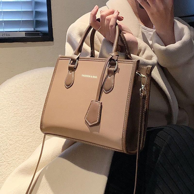 Premium Sense, Simple Texture, Large Capacity 2025 New Trend Shoulder Versatile Messenger Bag, Portable Commuter Bag